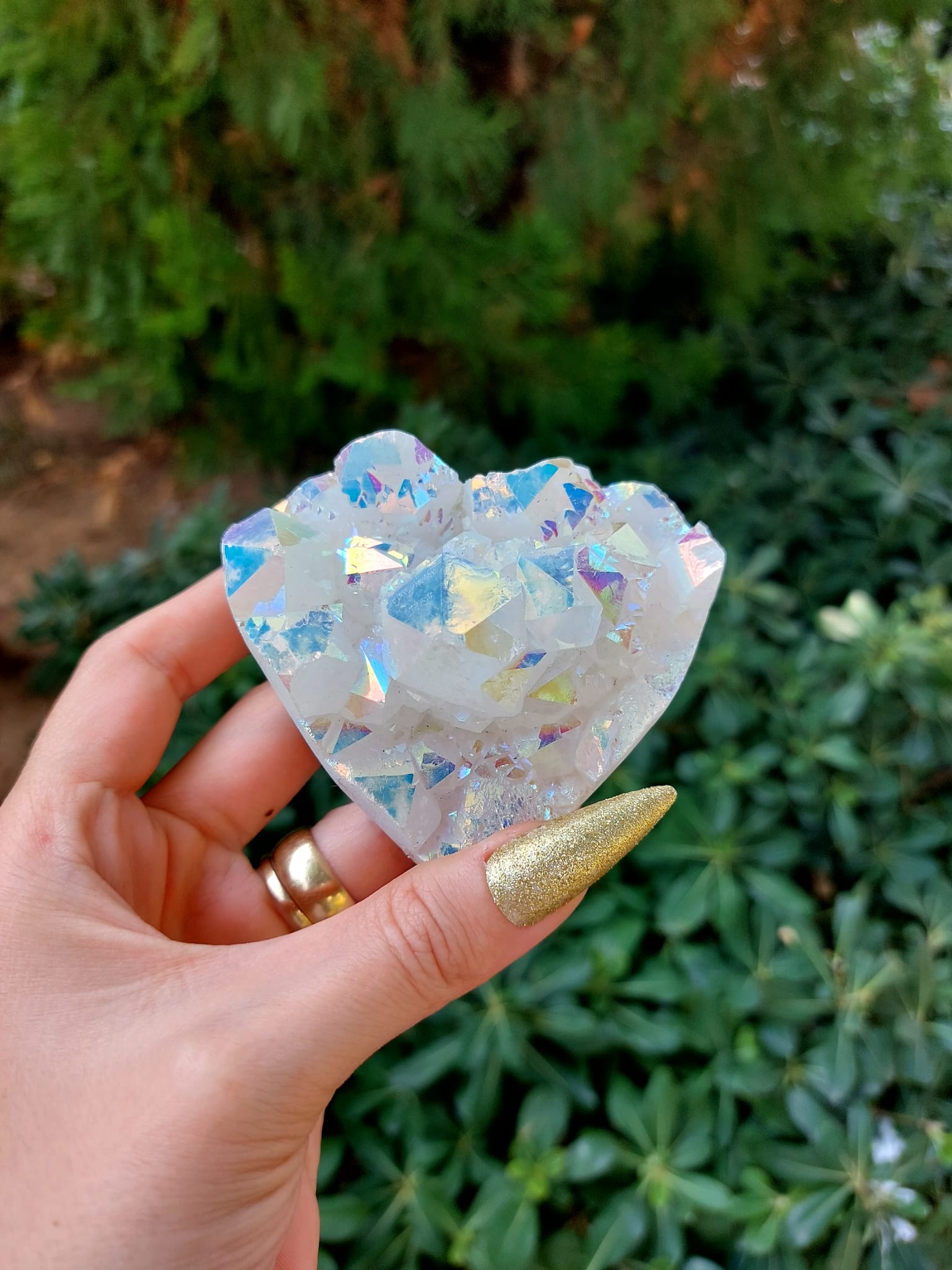 Angel Aura Kuvars Kalp Kayaç