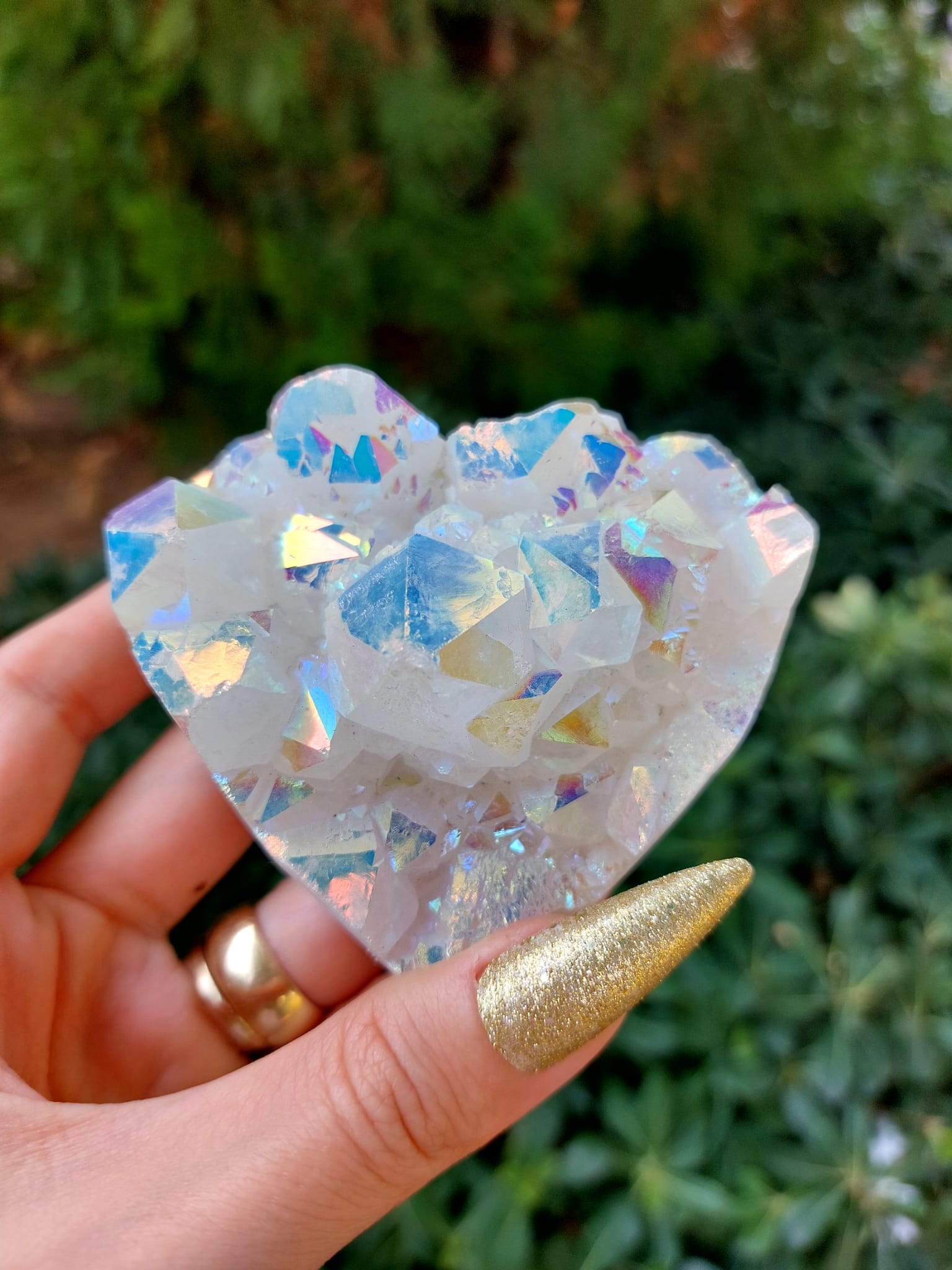 Angel Aura Kuvars Kalp Kayaç