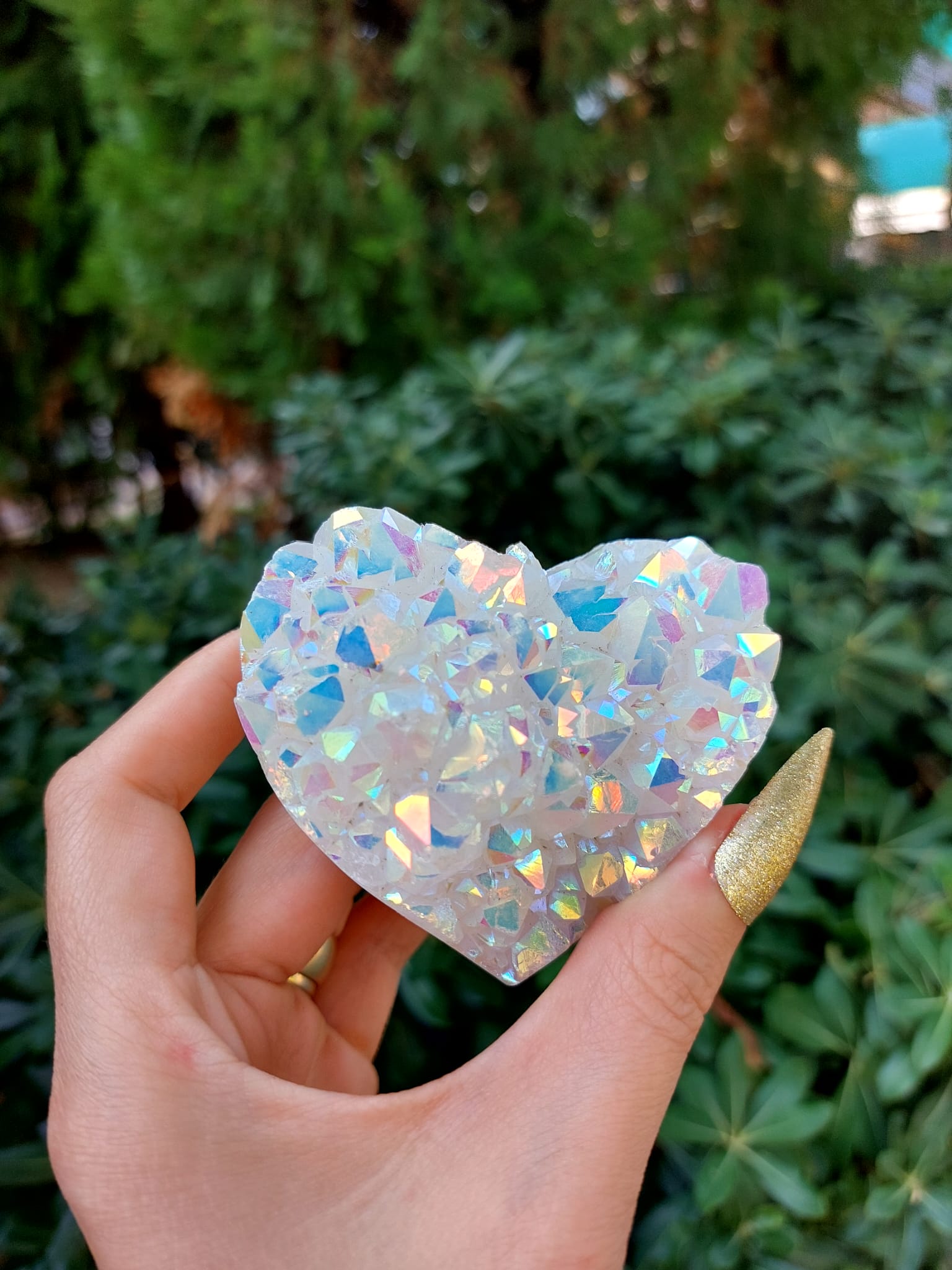 Angel Aura Kuvars Kalp Kayaç