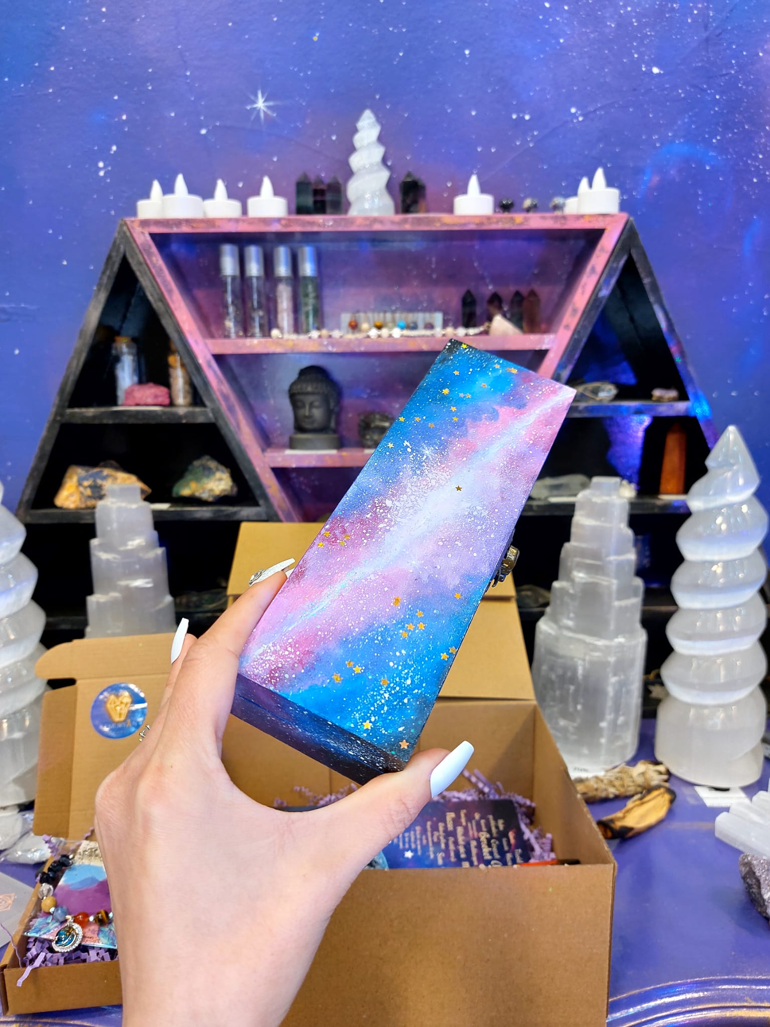 Gezegen Temalı Doğal Taş Hediye Seti