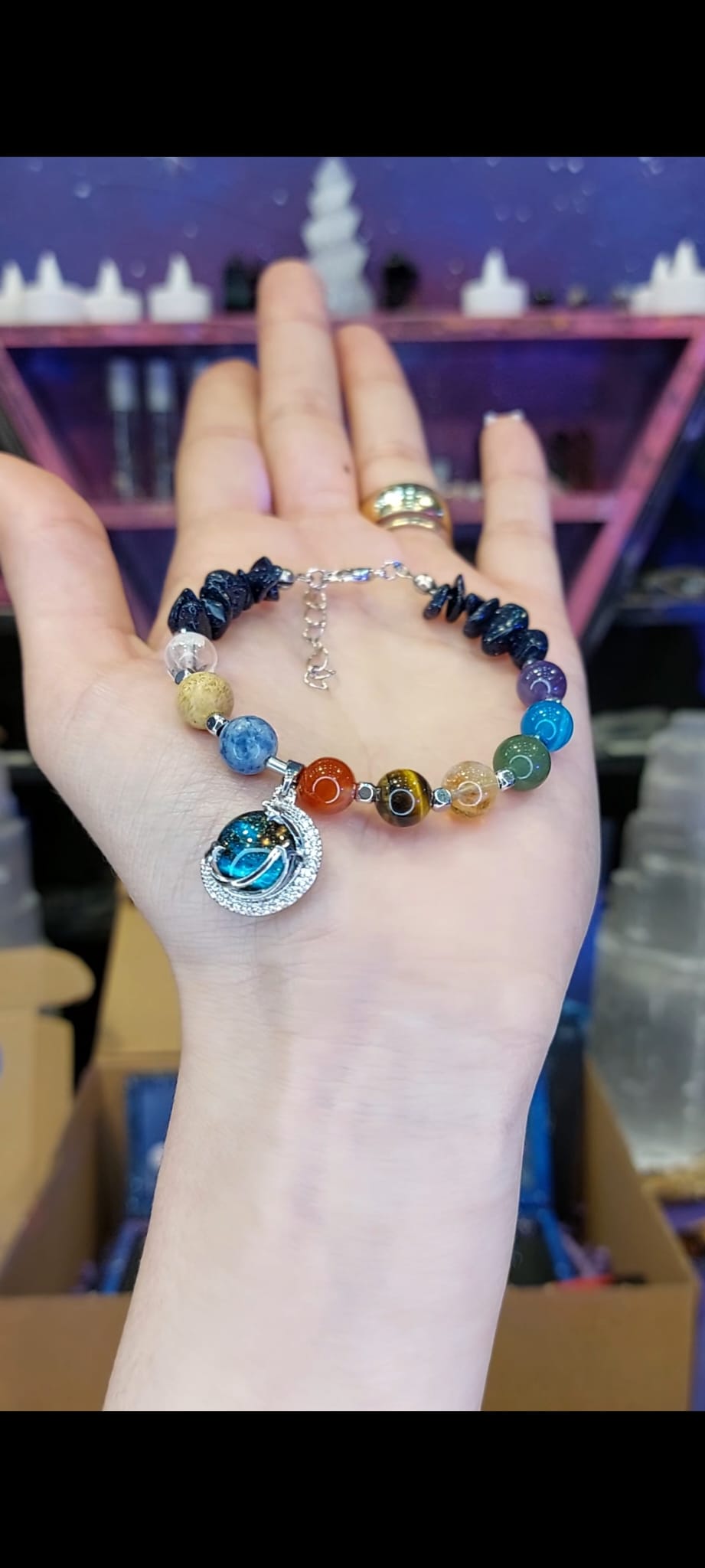 Gezegen Temalı Doğal Taş Hediye Seti