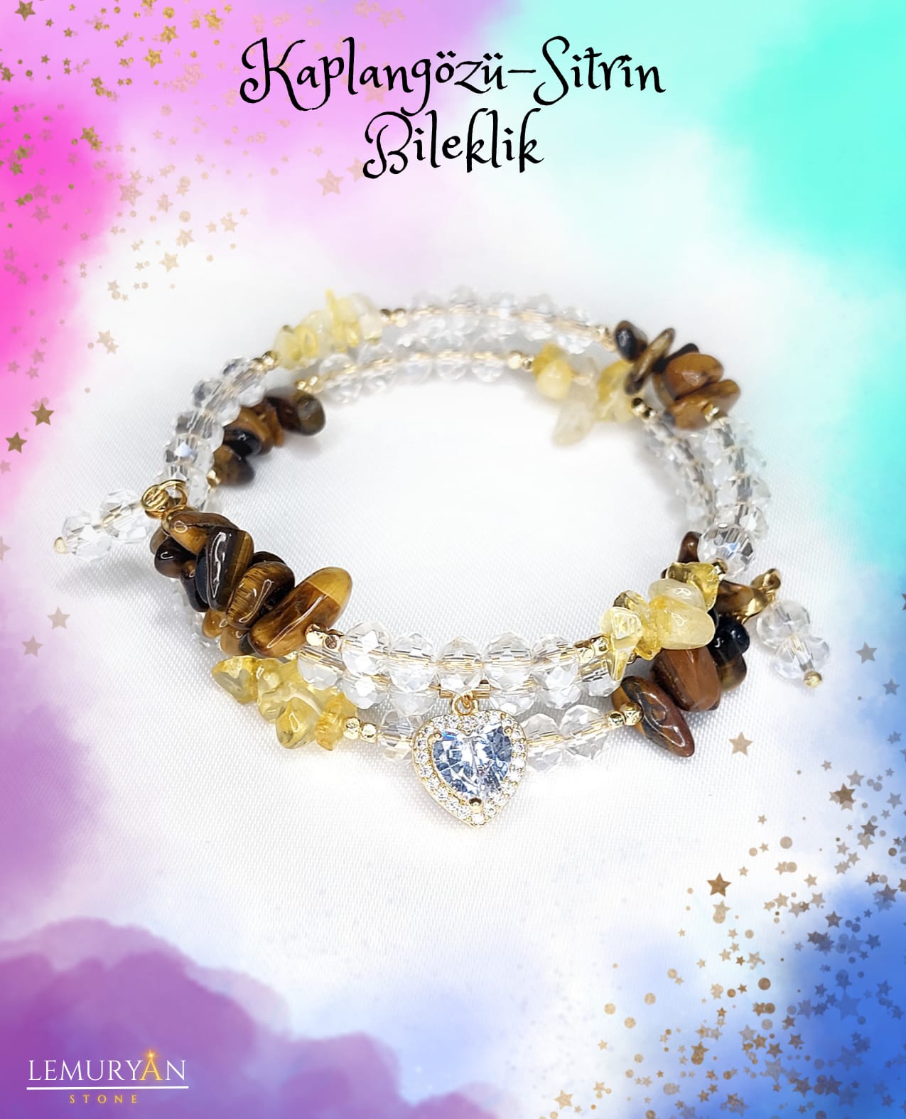 Kaplangözü & Sitrin Kadın Tasarım Helezon Tel Bileklik