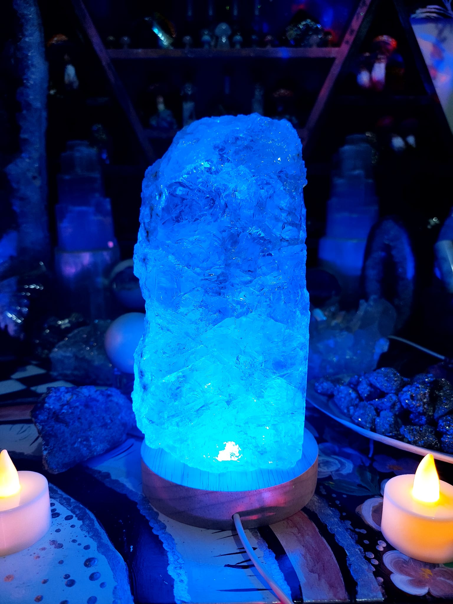Kristal Kuvars Enerji Lambası