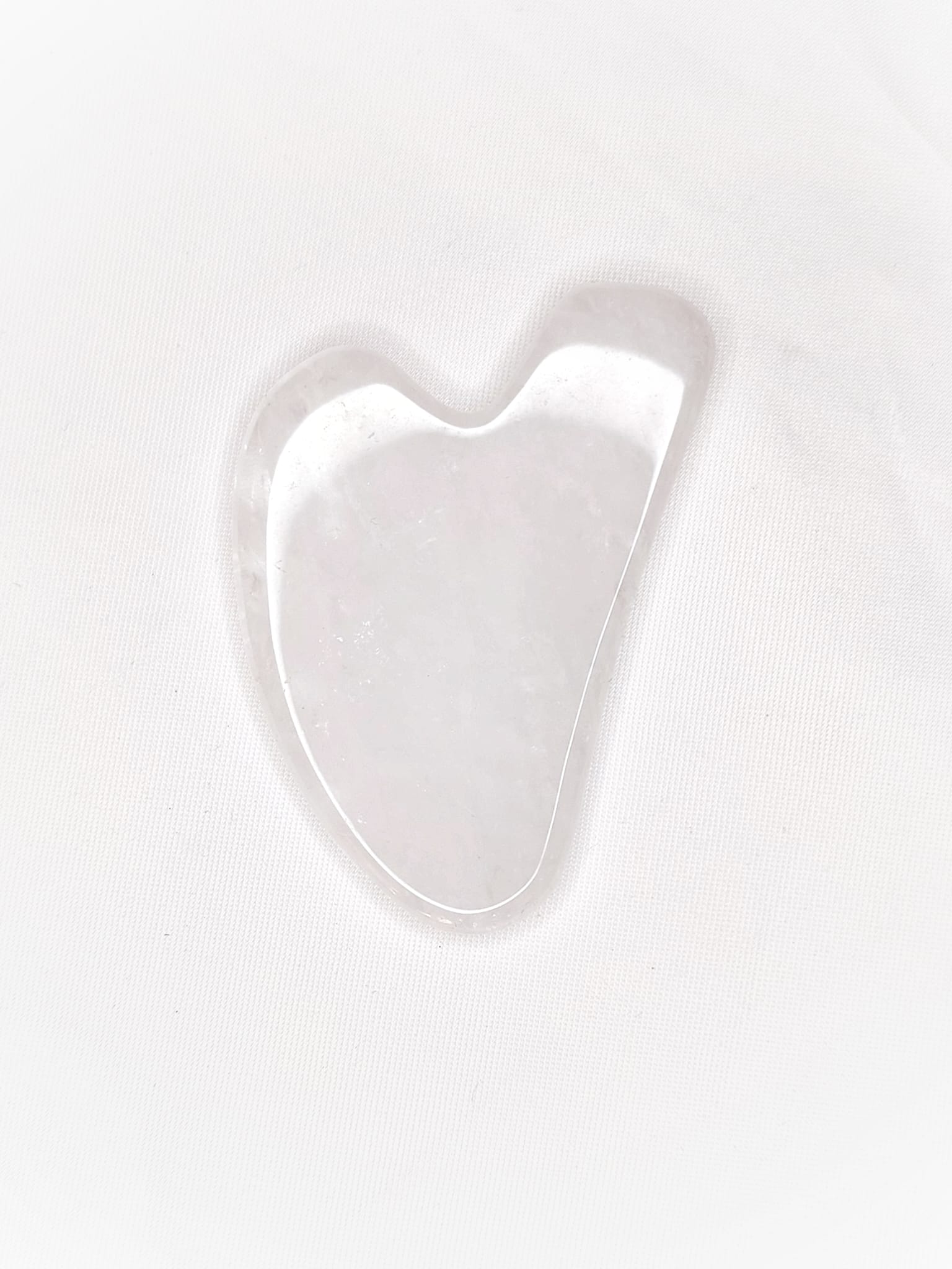 Kristal Kuvars Kalp Gua Sha