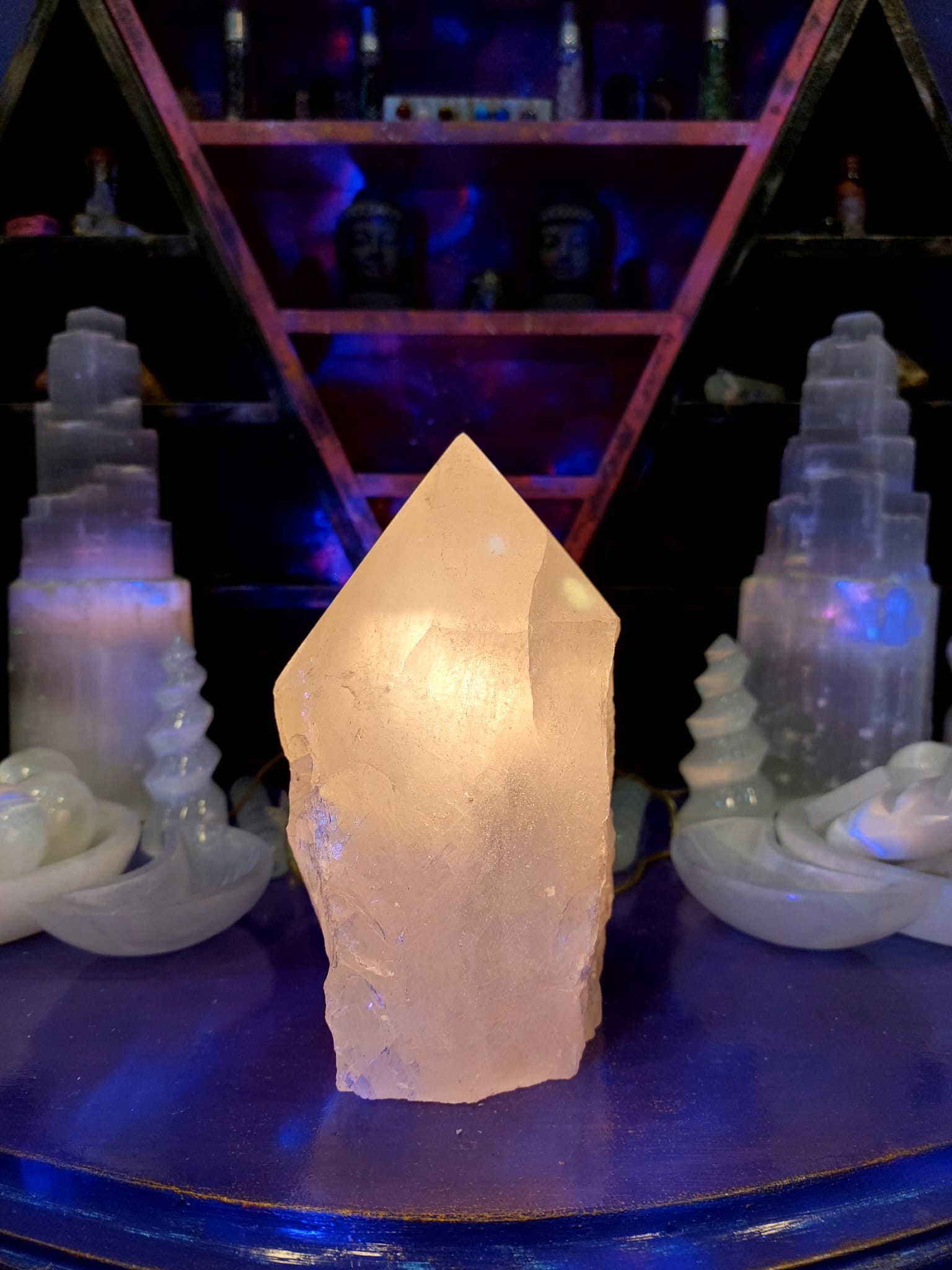 Kristal Kuvars Enerji Lambası