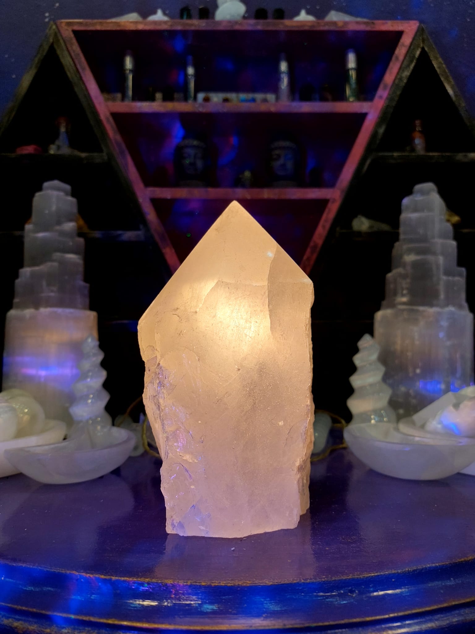 Kristal Kuvars Enerji Lambası