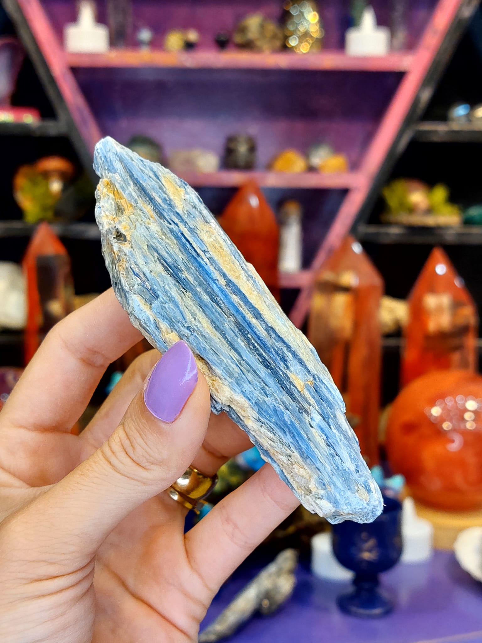 Doğal Kyanit Parça Kayaç