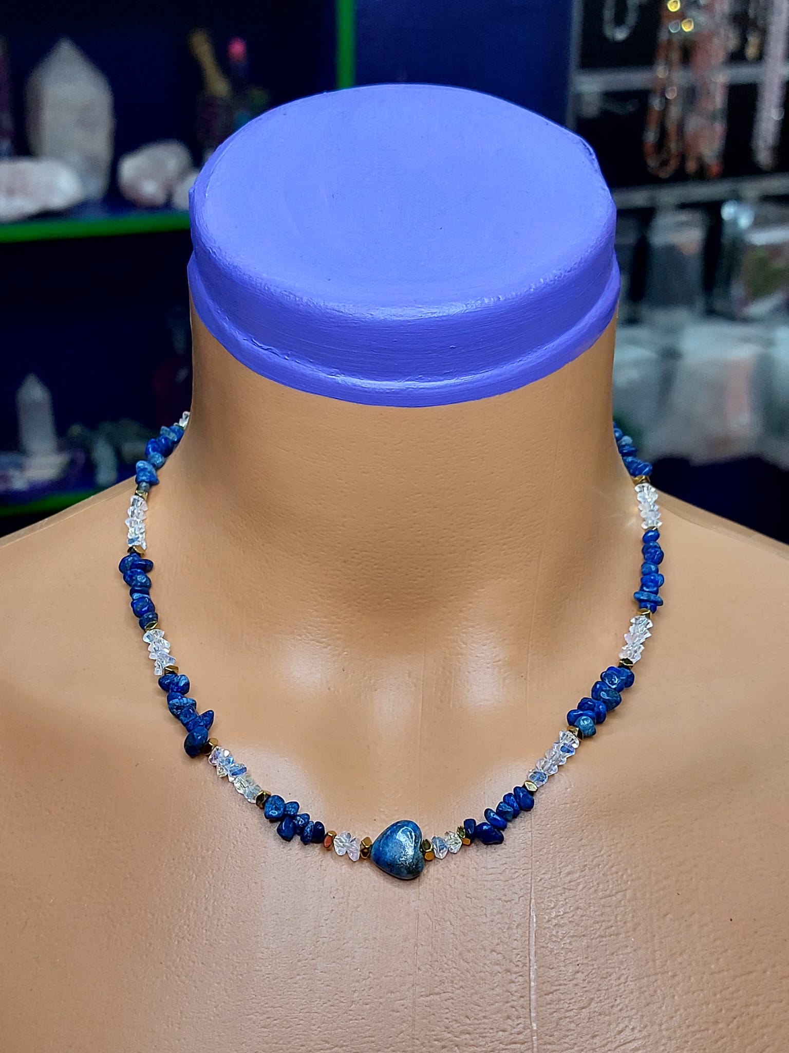 Lapis Lazuli Kadın Tasarım Minimal Kolye 