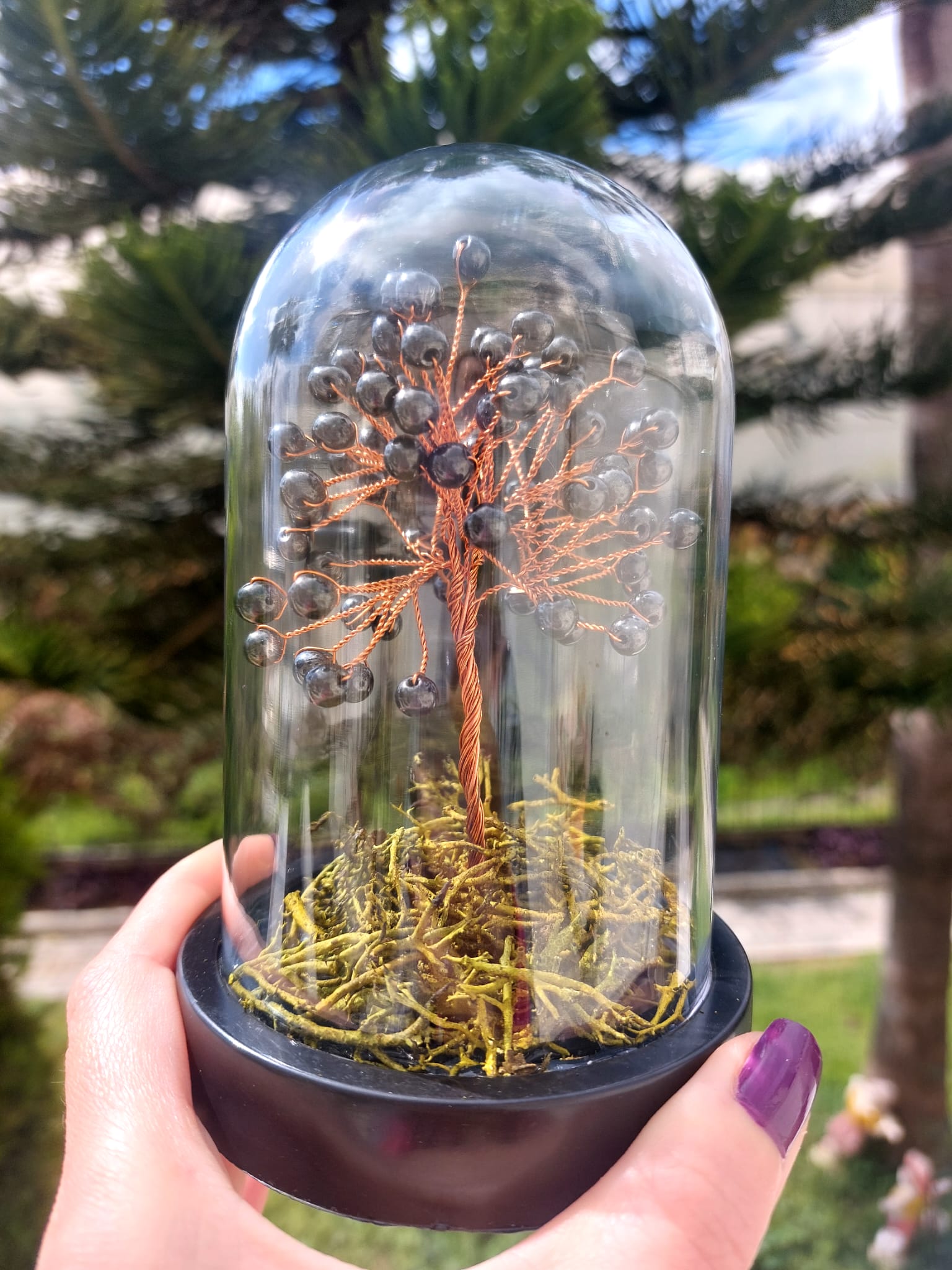 Manyetit Fanus Hayat Ağacı 13cm