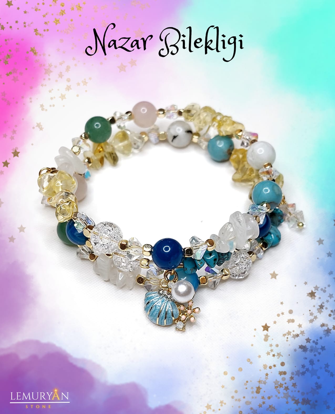 Nazar ve Yıldız Düşüklüğü Bilekliği