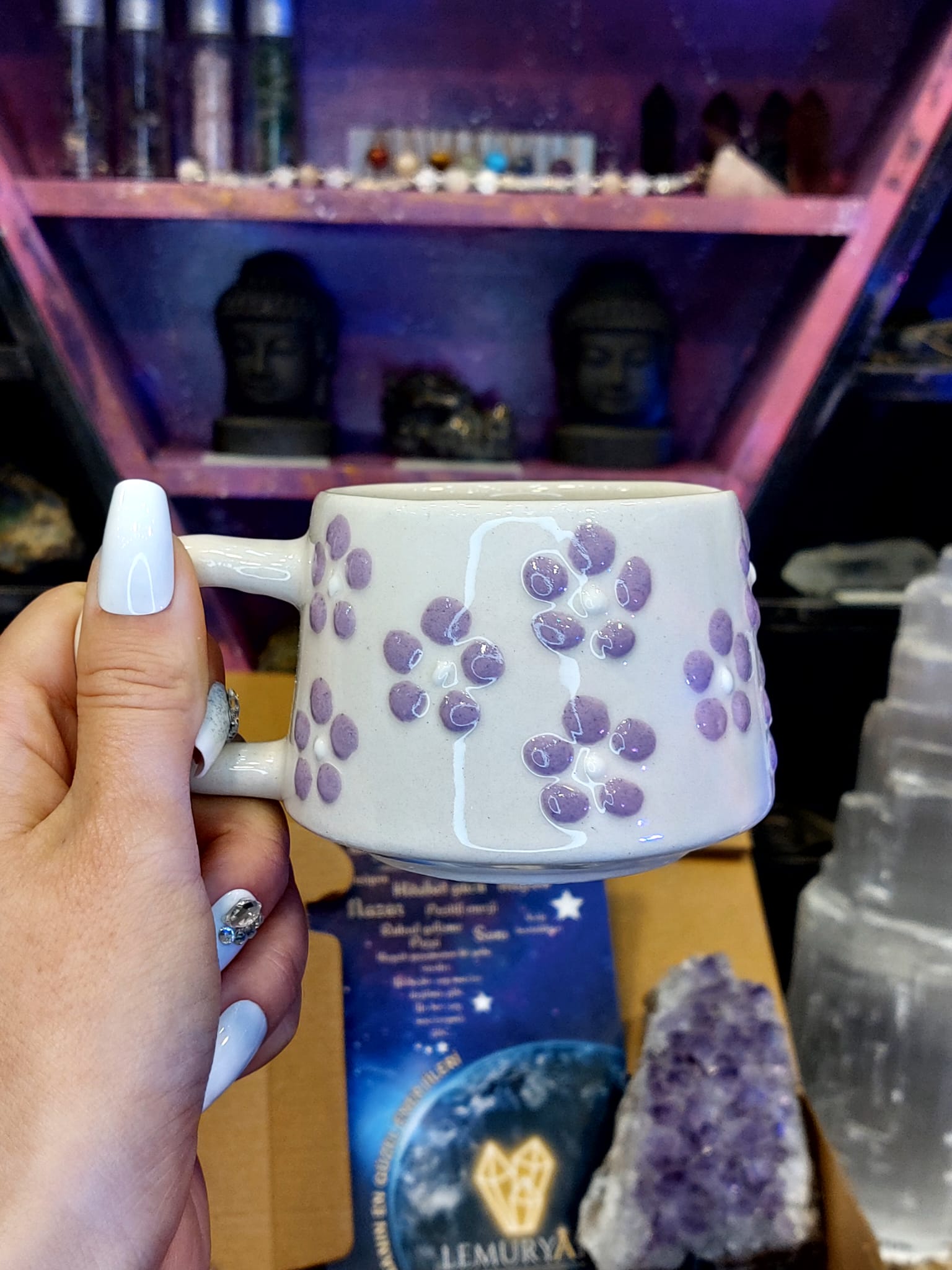 Ametist & Rainbow Hematit Özel Premium Hediye Seti