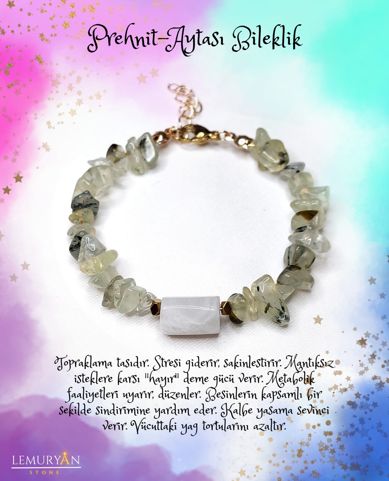 Prinayt & Aytaşı Kadın Tasarım Doğaltaş Bileklik