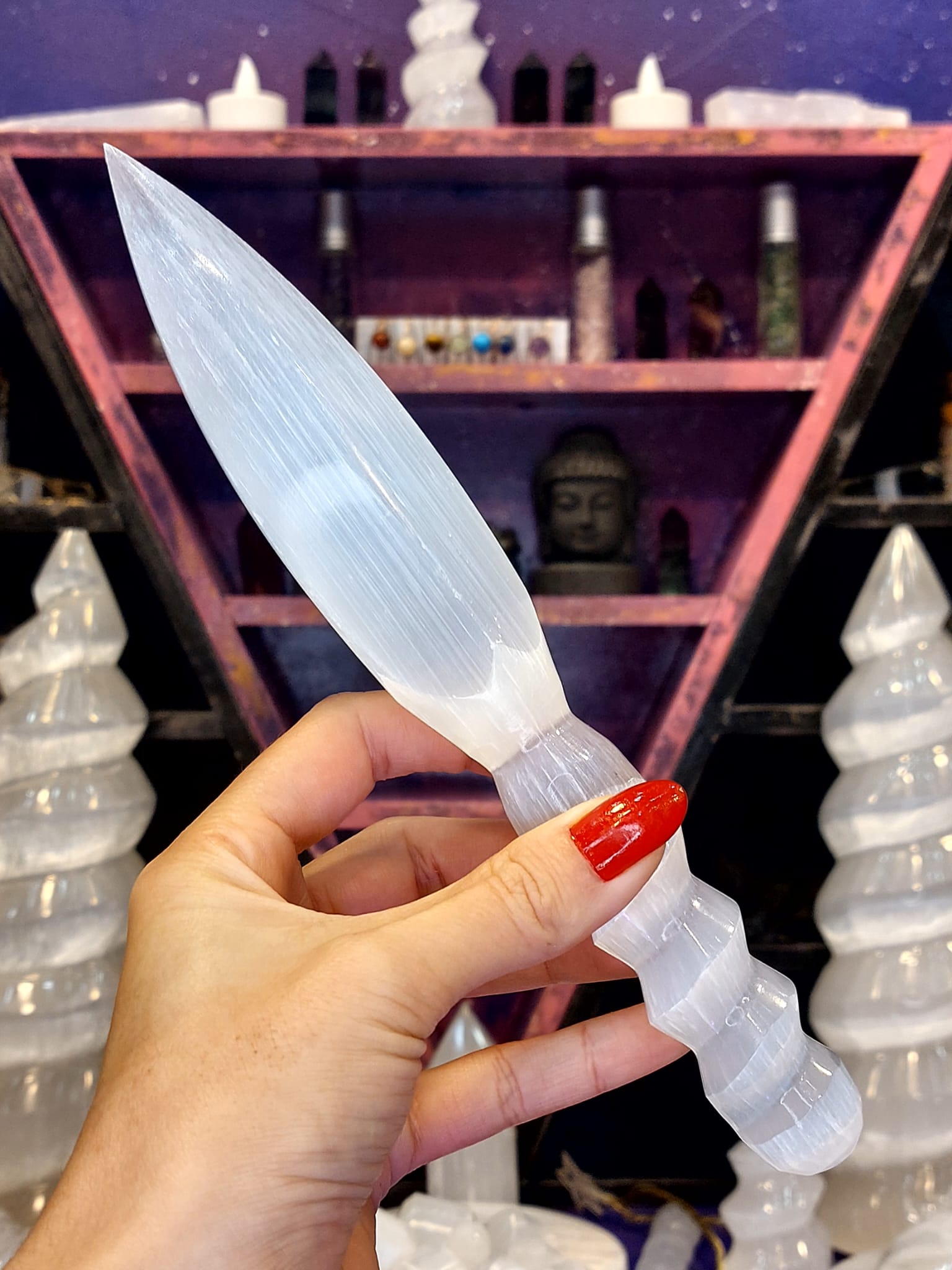 Selenit Hançer Figürlü Kayaç