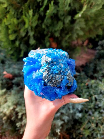 Mavi Kalsit (Bakır Sülfat) Koleksiyonluk Kaya