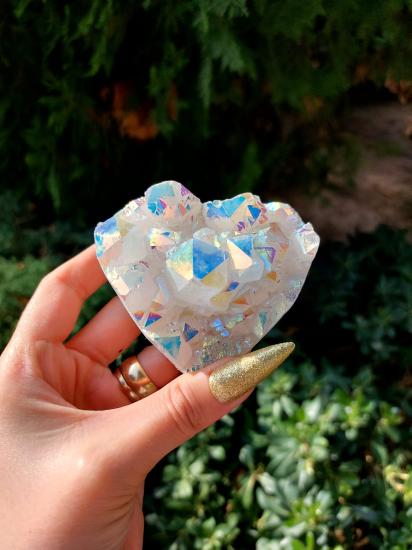 Angel Aura Kuvars Kalp Kayaç