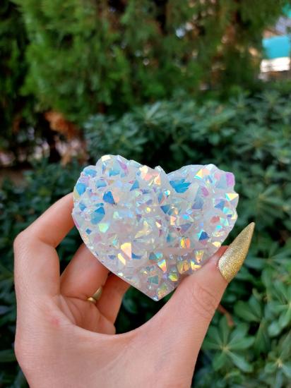 Angel Aura Kuvars Kalp Kayaç