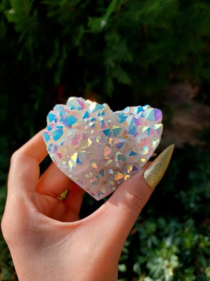 Angel Aura Kuvars Kalp Kayaç