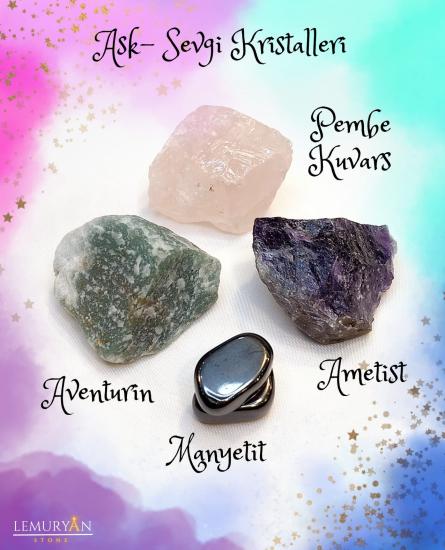 Aşk - Sevgi - Evlilik Uyumu Kristalleri Seti