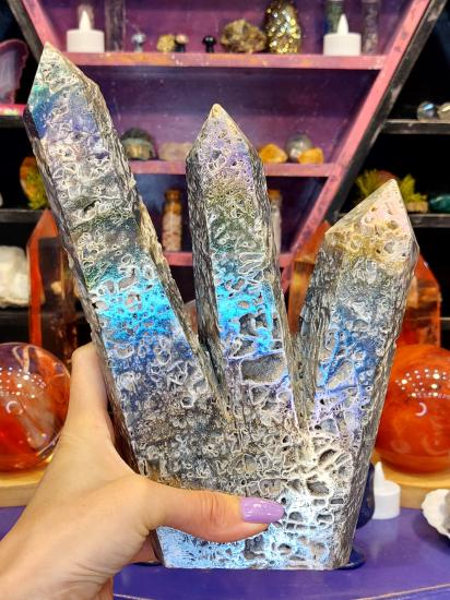 Druze Kalsedon Aura Termal Kuvars