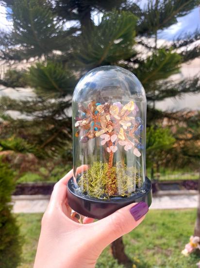 Çakra Fanus Hayat Ağacı 13cm