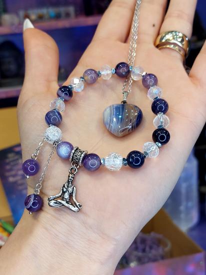 Sevgiliye Özel Enerji & Ritüel Kutusu (Mor Akik)