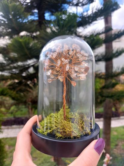 Dragon Kuvars Fanus Hayat Ağacı 13cm