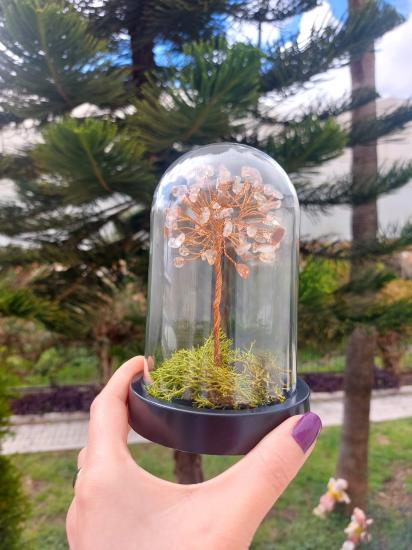 Dragon Kuvars Fanus Hayat Ağacı 13cm