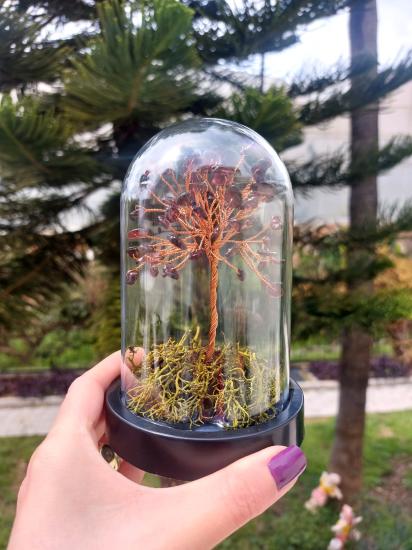 Granat Lal Fanus Hayat Ağacı 13cm