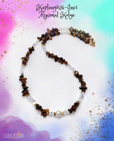 Kaplangözü & İnci Kadın Tasarım Doğaltaş Kolye 