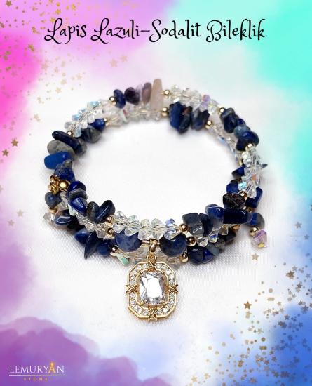 Lapis Lazuli & Sodalit Helozon Spiritüel Bileklik