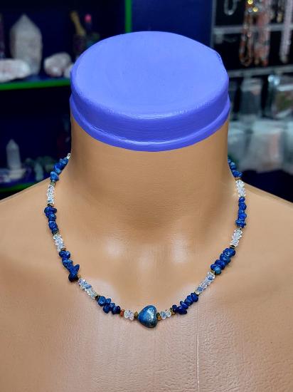 Lapis Lazuli Kadın Tasarım Minimal Kolye 