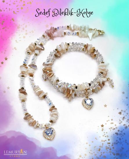 Sedef Kadın Tasarım Kolye & Bileklik Set