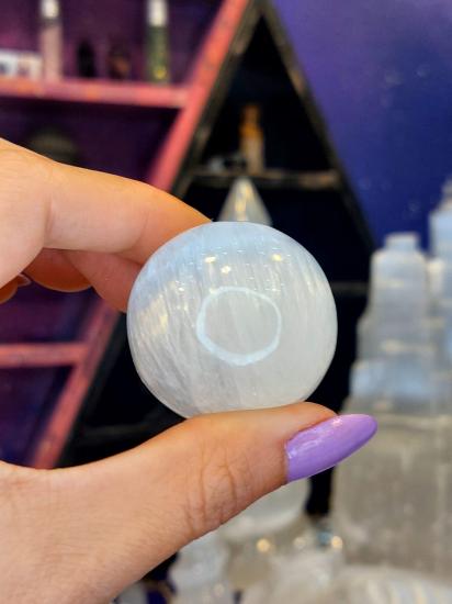 Orijinal Selenit Küre Kayaç