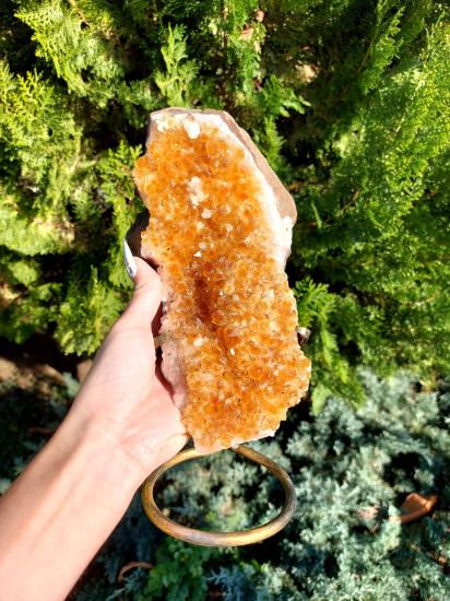 Sitrin Koleksiyonluk Standlı Doğal Kaya