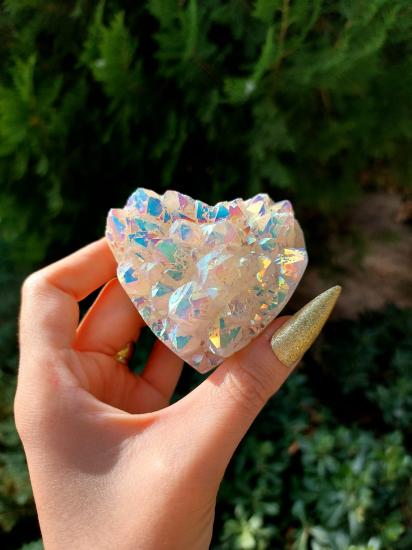 Angel Aura Kuvars Kalp Kayaç