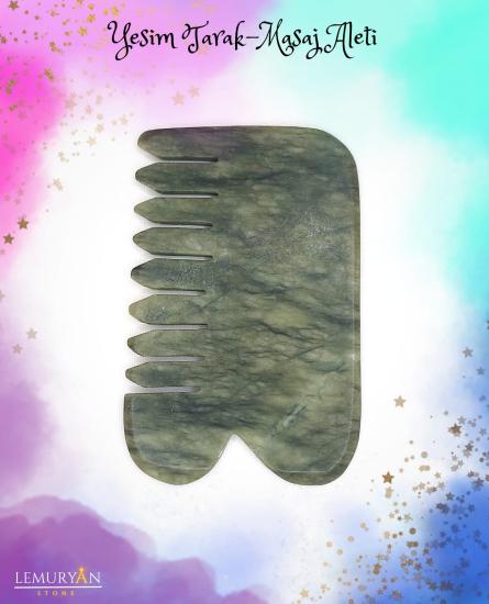 Yeşim Gua Sha Tarak Masaj Taşı