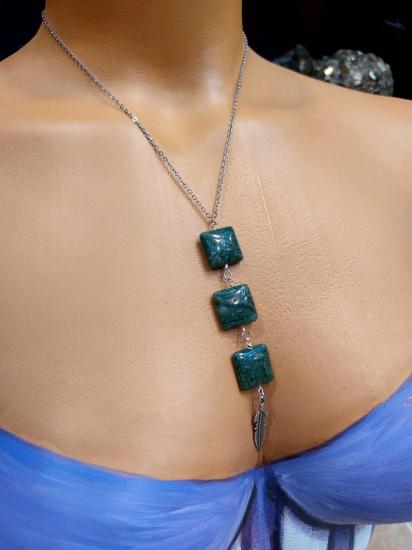 Yeşim Kadın Tasarım Çelik Kolye