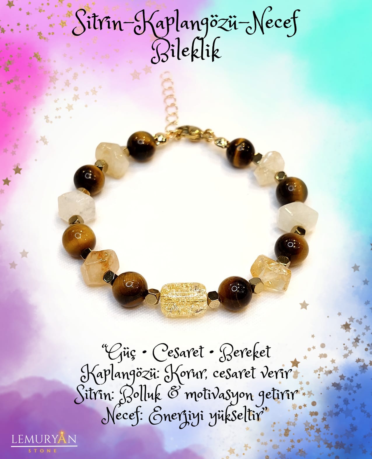 Sitrin & Kaplangözü Kadın Tasarım Bileklik