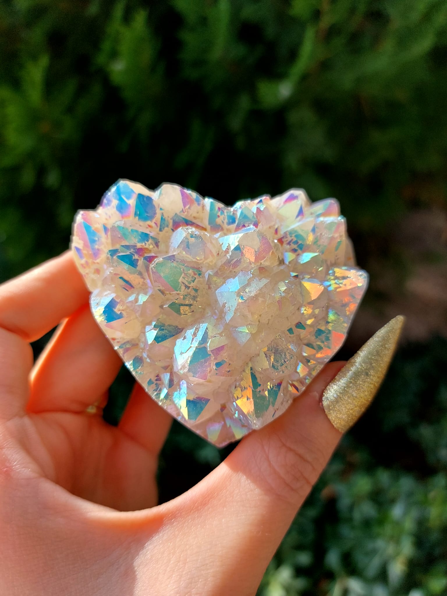 Angel Aura Kuvars Kalp Kayaç